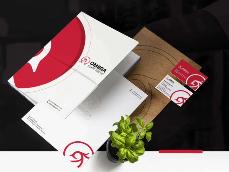 هوية بصرية لـ Omega